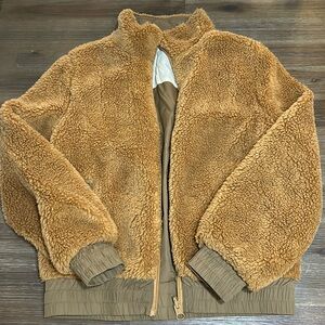 Camel Sierra Fleece Reversible Jacket